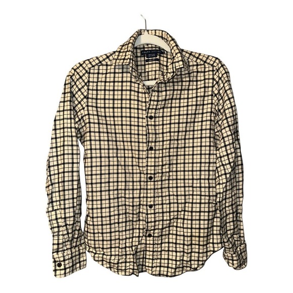 Ralph Lauren Womens Slim Fit Plaid Button Down, Size 6 - Picture 1 of 5